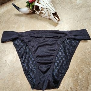 Victoria's Secret Bikini Bottom Black Size Medium